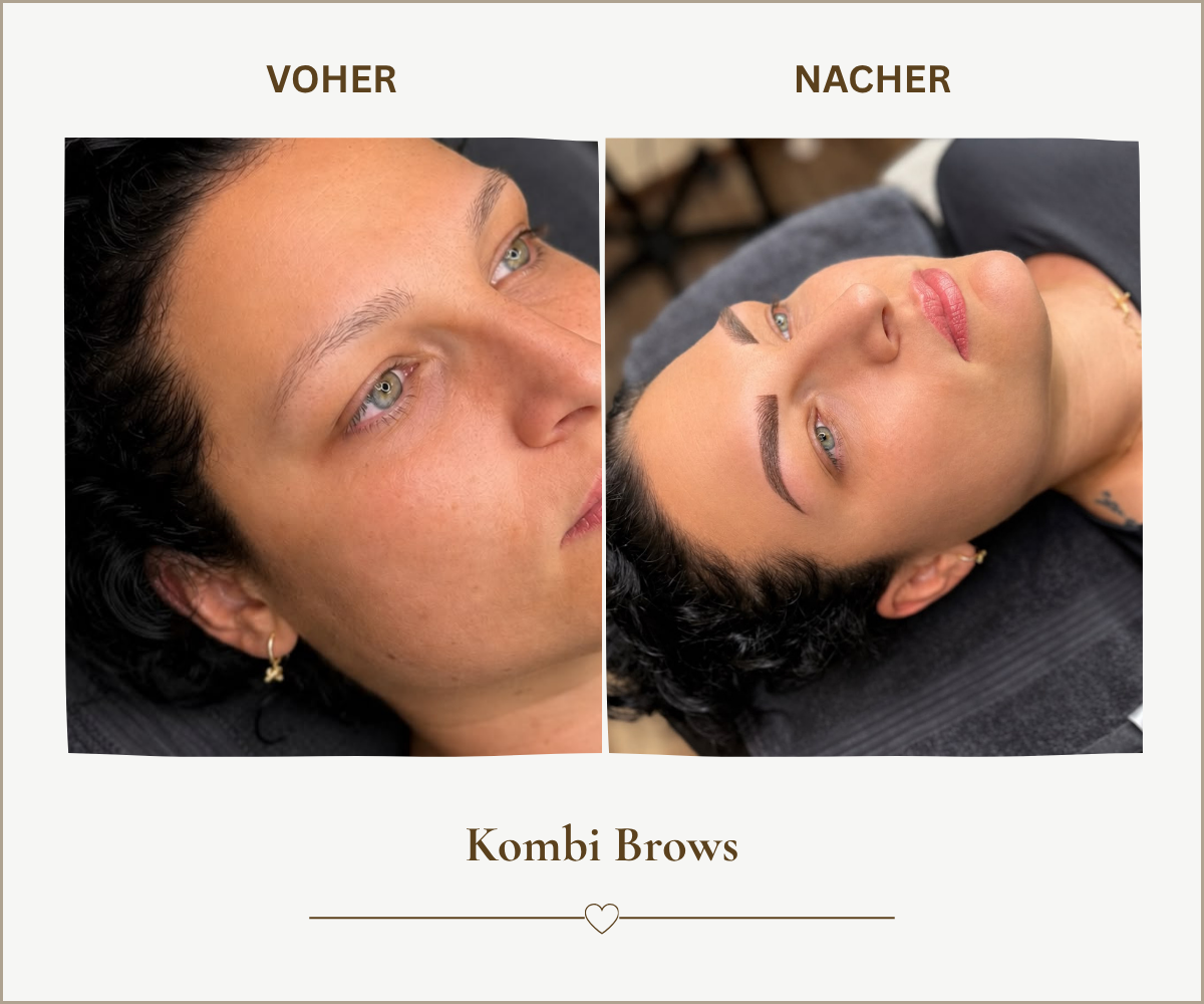 Meine Arbeiten PMU  Kombi Brows